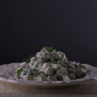 Рецепт Рождественский картофельный салат