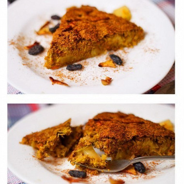 Рецепт Морковно-апельсиновый пирог с яблоком и корицей