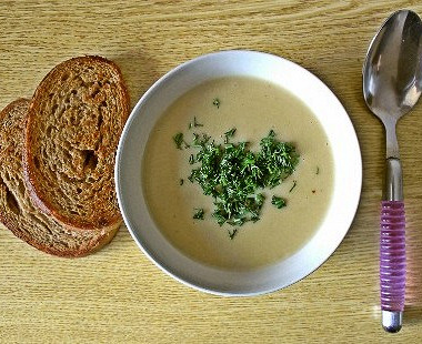 Рецепт Нежный чесночный крем-суп