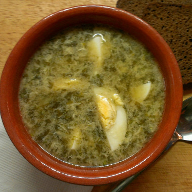 Рецепт Польский щавелевый суп по‑деревенски