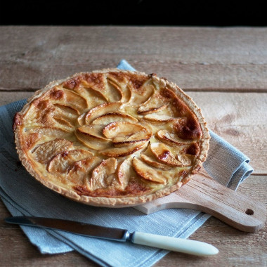 Рецепт Пирог с яблочно-сливочной начинкой