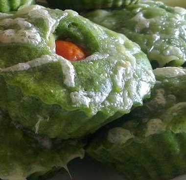 Рецепт Маффины со шпинатом, брокколи и адыгейским сыром