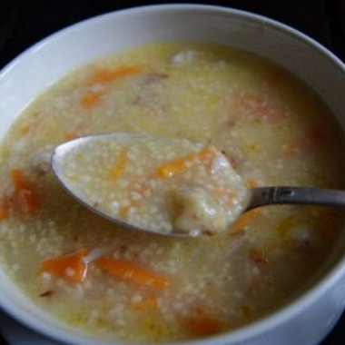 Рецепт Куриный суп с кукурузной крупой