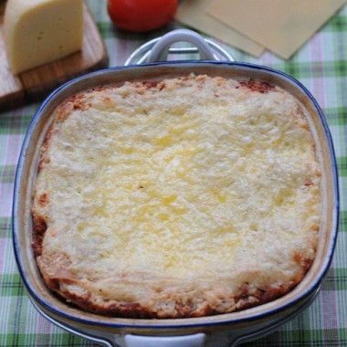Рецепт Лазанья с сыром «Ламбер»