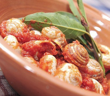 Рецепт Улитки в овощном соусе