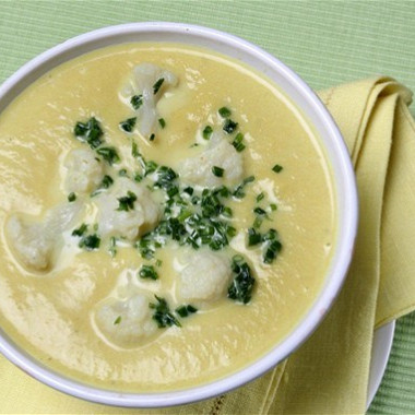 Рецепт Суп из цветной капусты с сыром рокфор