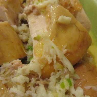 Рецепт Жареная курица с молочно-чесночным соусом