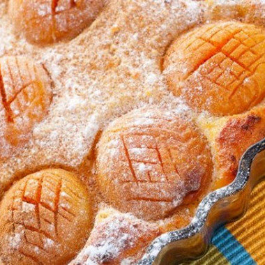 Рецепт Творожный тарт с абрикосами
