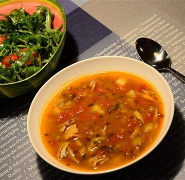 Рецепт Суп с чечевицей и томатами