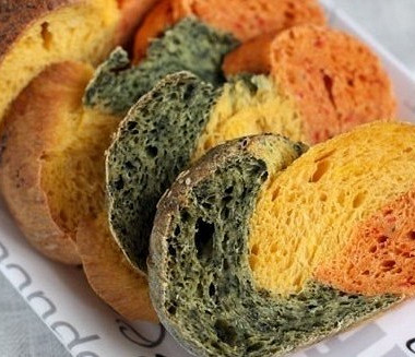 Рецепт Трехцветный хлеб