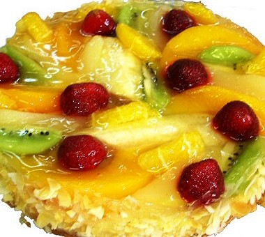 Рецепт Торт с фруктами и желе