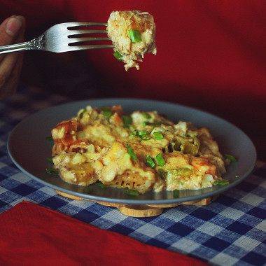 Фото рецепт Макароны с сыром по-американски (Mac and cheese)