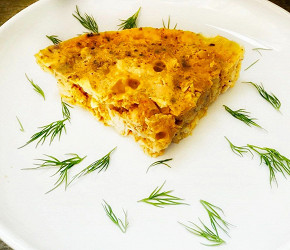 Фотография рецепта Запеканка из индейки с сыром и яйцами