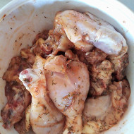 Запеченная курица с паприкой
