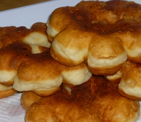 Фотография рецепта Пышки с сыром