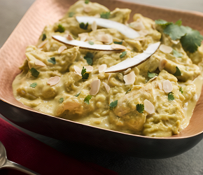 Фотография рецепта Курица с ростками сои и карри
