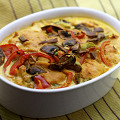 Фотография рецепта Курица карри запеченная с сыром и овощами автор ЕКАТЕРИНА ЕМЕЛЬЯНЕНКО
