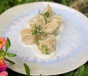 Фотография рецепта Астраханские пельмени с осетриной
