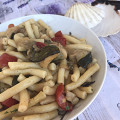 Фотография рецепта Паста с морскими гребешками и цукини автор Nadezda Katkova