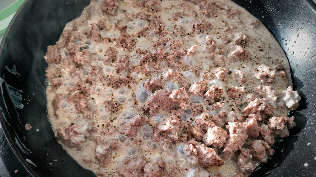 Фото шага рецепта Мясная паста радиатори с томатным соусом 151217 шаг 7