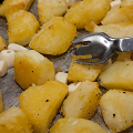 Фотография рецепта Запеченный картофель с чесноком и лимоном автор Тамара Дьякова