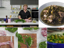 Чакапули из баранины с травами