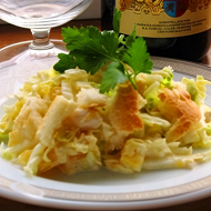 Салат из китайской капусты с курицей и апельсинами