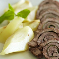 Фотография рецепта Мясной рулет с фруктами автор Anita Ggdf