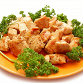 Фотография рецепта Золотистая жареная курица по-деревенски со специями автор Ольга Худина