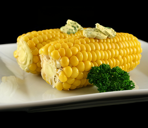 Фотография рецепта Вареная кукуруза с петрушкой