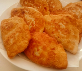 Фотография рецепта Чебуреки с картошкой и сыром