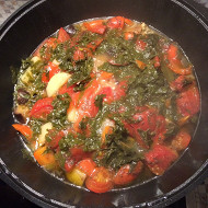 Чанахи с соусом сациви