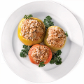Фотография рецепта Перец, фаршированный мясом и рисом автор Маргарита