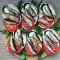 Фотография рецепта Самые вкусные бутерброды со шпротами автор ЮЛИЯ ТИМОФЕЕВА