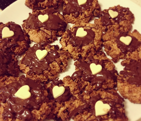 Фотография рецепта Нюрнбергский рождественский пряник (Elisenlebkuchen)