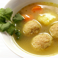 Фотография рецепта Мясной бульон с картофельными клецками автор orange_green