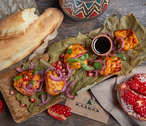 Фотография рецепта Шашлык из курицы по-грузински