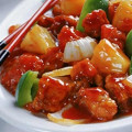 Фотография рецепта Курица с овощами, рисом, зеленью в кисло-сладком соусе автор Анна С