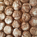 Фотография рецепта Шоколадное итальянское печенье Риччарелли (Ricciarelli al cioccolato) автор Саша Данилова