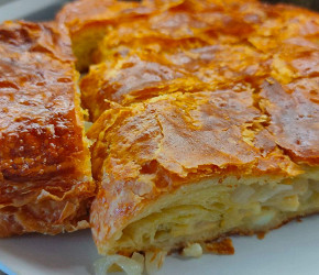 Фотография рецепта Рулет с луком сыром и яйцом