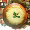 Фотография рецепта Жюльен с курицей и шампиньонами автор Екатерина Кузнецова