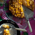 Фотография рецепта Ананасово-манговый пирог автор Евгения Кукоба