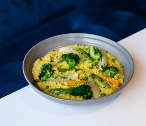 Фотография рецепта Кускус с овощами и фенхелем