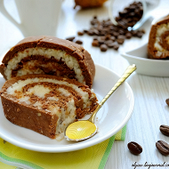 Рулет с кокосовой начинкой без выпекания