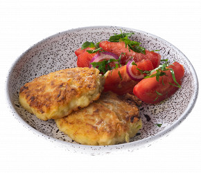 Фотография рецепта Котлеты из кабачков с сыром