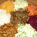 Фотография рецепта Овощной салат с капустой и мясом автор ТАТЬЯНА ПЕТРУХИНА