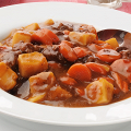 Фотография рецепта Мясное рагу с овощами и грибами автор Taurielia