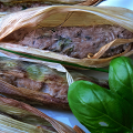 Фотография рецепта Рубленное мясо по-мексикански в кукурузных листьях автор Наталья Плаксина