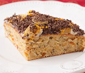 Фотография рецепта Морковный торт с курагой и апельсинами