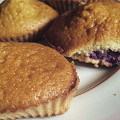 Фотография рецепта Ежевичные маффины автор Евгения Кукоба